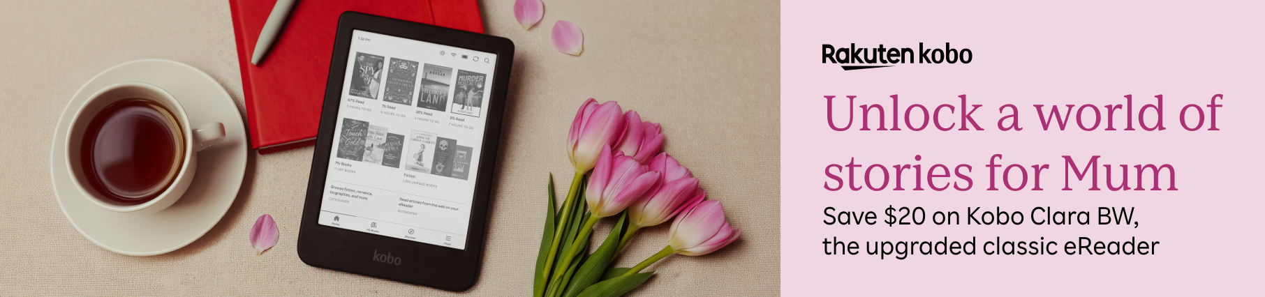 Save $20 On Kobo Clara BW eReader